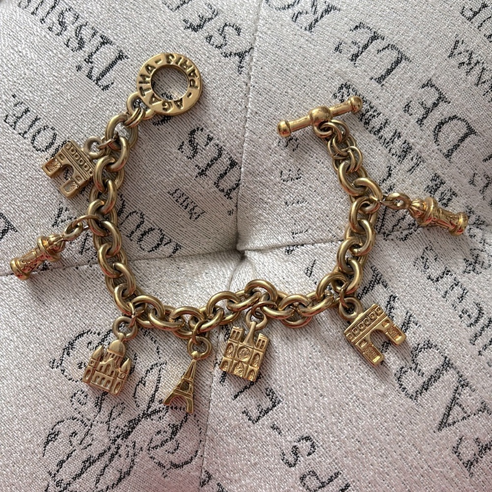 Agatha Paris charm bracelet vintage